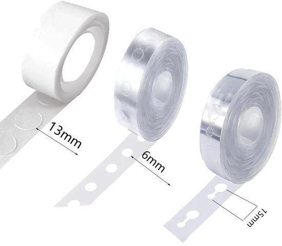 Set di 3 Rotoli per Arcobaleno e Catena - Ideale per Feste - Inclusi Punti di Adesivo - Matrimoni e Compleanni - Decorazione Creativa