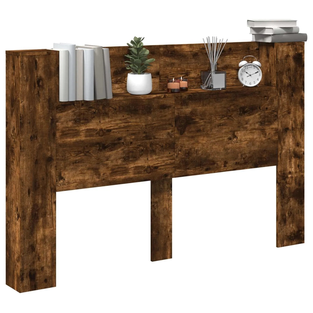 Testata con Mobile e LED Quercia Affumicata Legno multistrato 8006568