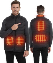 Bodywarmer Riscaldante - 3 Posizioni - Ricarica USB - Taglia XXL - Unisex - 5 Zone Riscaldanti - Abbigliamento Riscaldante - Giacca Riscaldante - Giubbotto Riscaldante