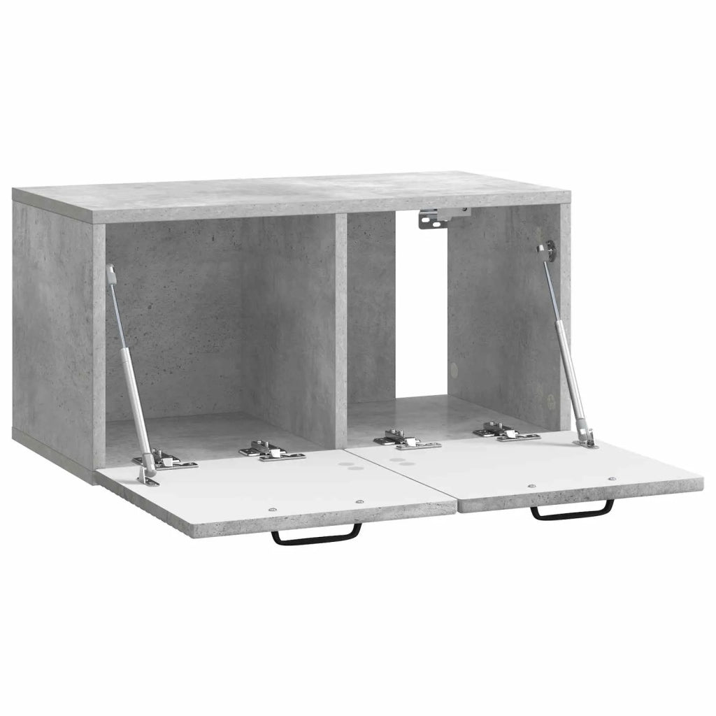 Mobile Porta TV da Muro Grigio Cemento 59,5 x 31 x 30 cm