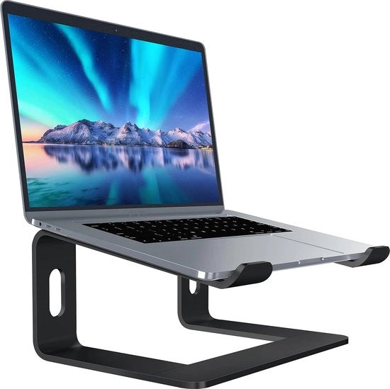Alloggiamento per laptop in alluminio con sollevamento ergonomico per schermi da 10 a 15,6 pollici