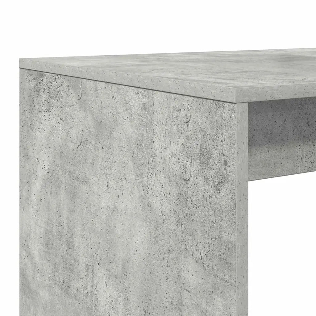 Scrivania | Tavolo da Ufficio Grigio cemento 108 x 55 x 103.5 cm Legno multistrato
