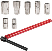 Chiave a stella per tubi 8-17 mm - Acciaio di alta qualità - 7 denti - Resistente alla corrosione - Flessibile - Rotazione di 270 gradi - Chiave a stella per tubi