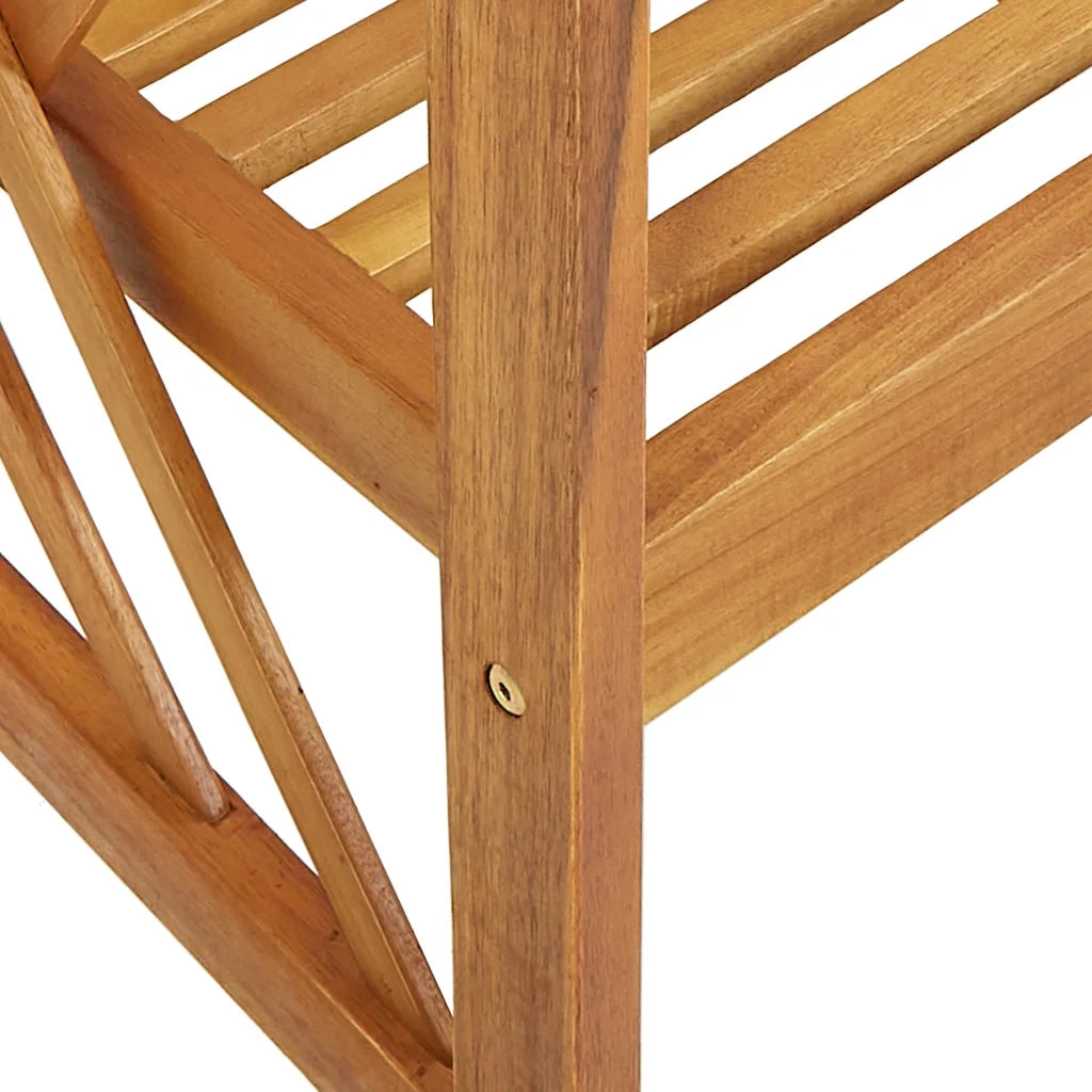 Sedia da patio-Sedie da Giardino 2 pz in Legno Massello d'Acacia 144252