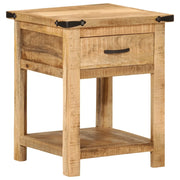 Comodino 40x40x50 cm in Legno Massello di Mangocod mxl 113005