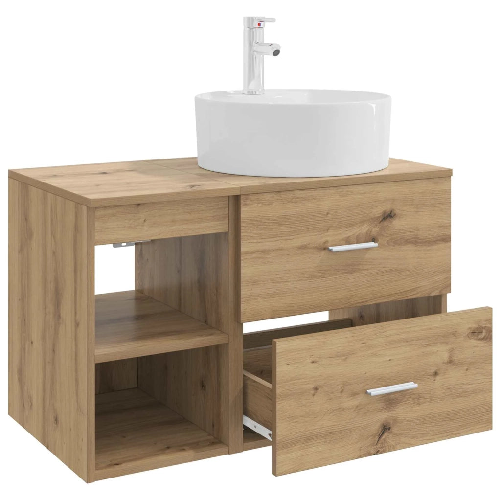 Set di mobili per il bagno 2 pcs Rovere Artigianale 3403911