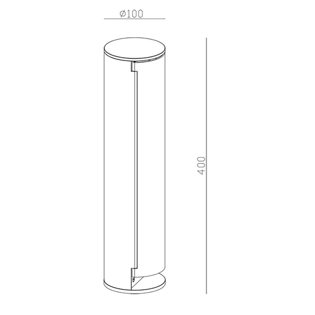 Colonnina elettrica da esterno multipresa verticale da giardino palo 2 prese elettriche 230V IP44 IP67