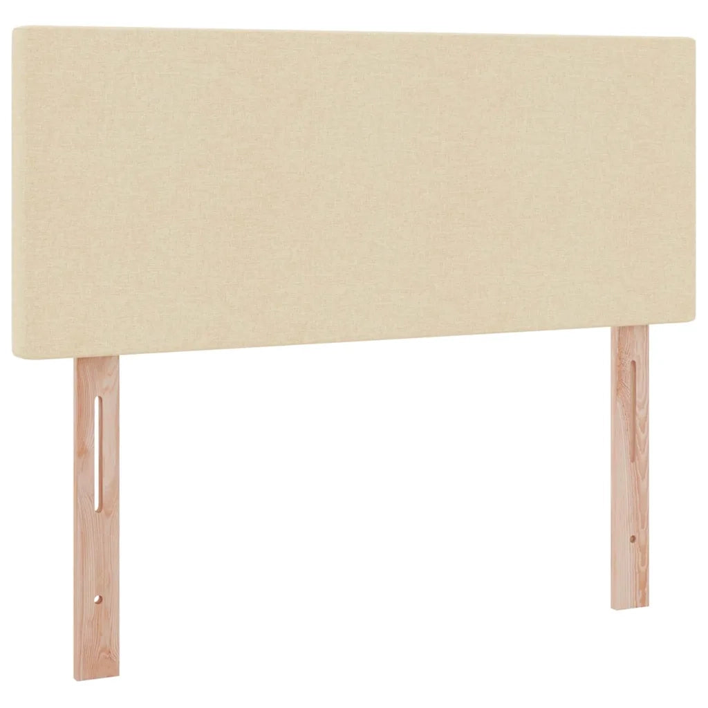 Letto con contenitore e materasso Crema 120 x 190 cm
