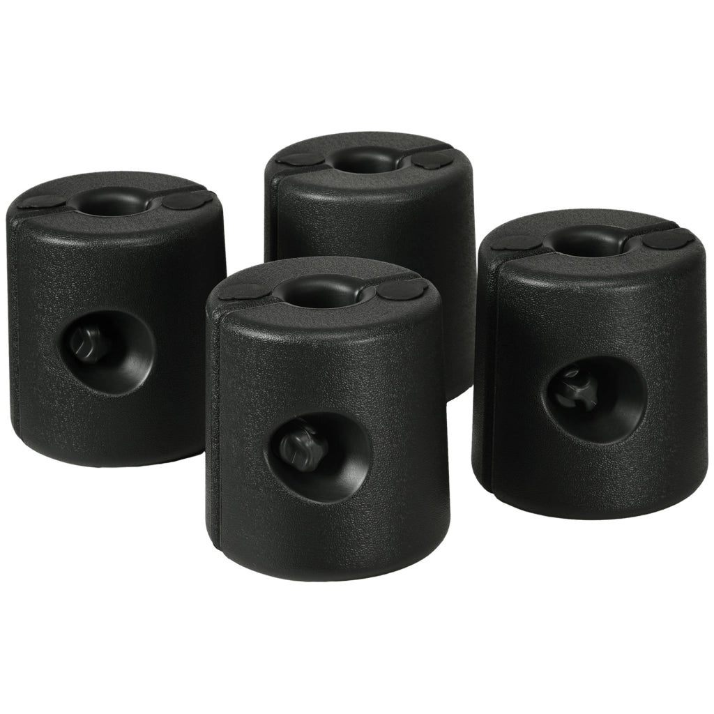 Set di 4 Pesi per Tende Pieghevoli ¨C zephmum ¨C Nero ?21,5/24x25,5 cm
