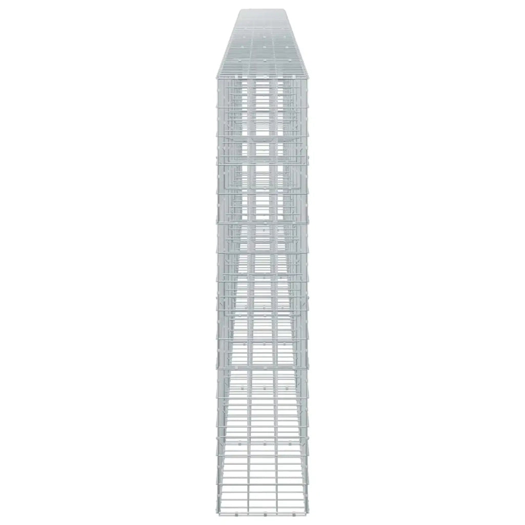 Gabione con filo da 5 mm e rete 10x10 cm 750x30x150 cm 3465153