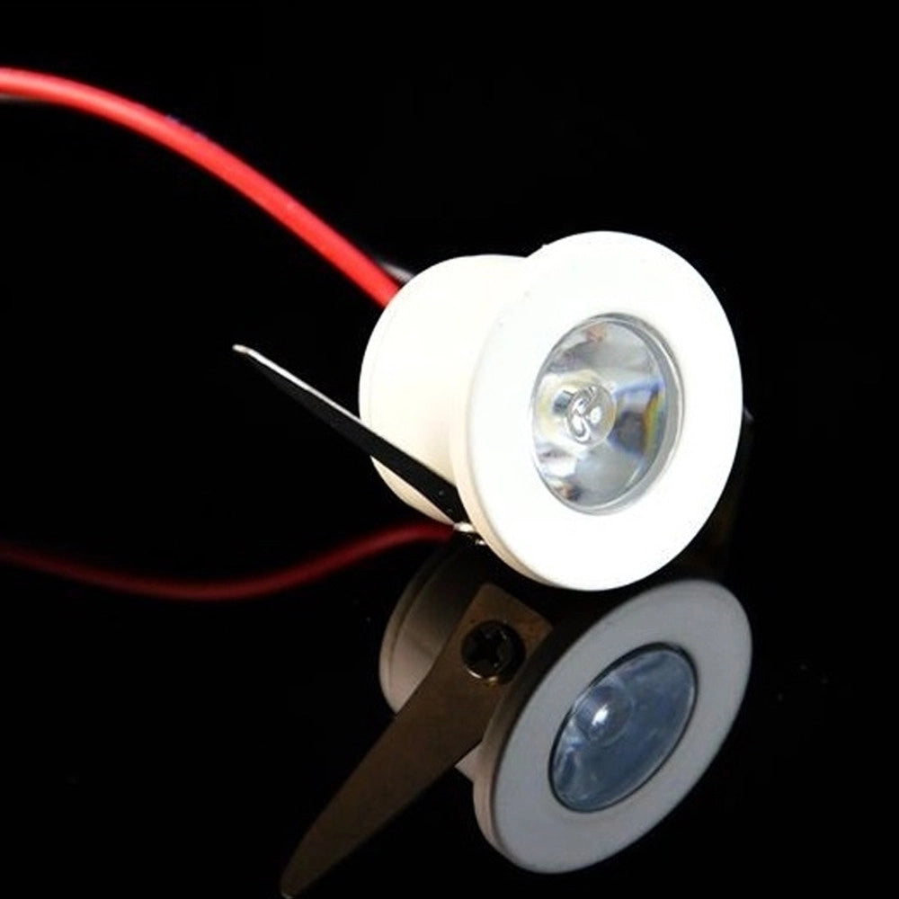 Trade Shop - Faretto Incasso Led Punto Luce 1w Rotondo Luce Fredda Calda Cielo Stellato - -bianco Freddo      -