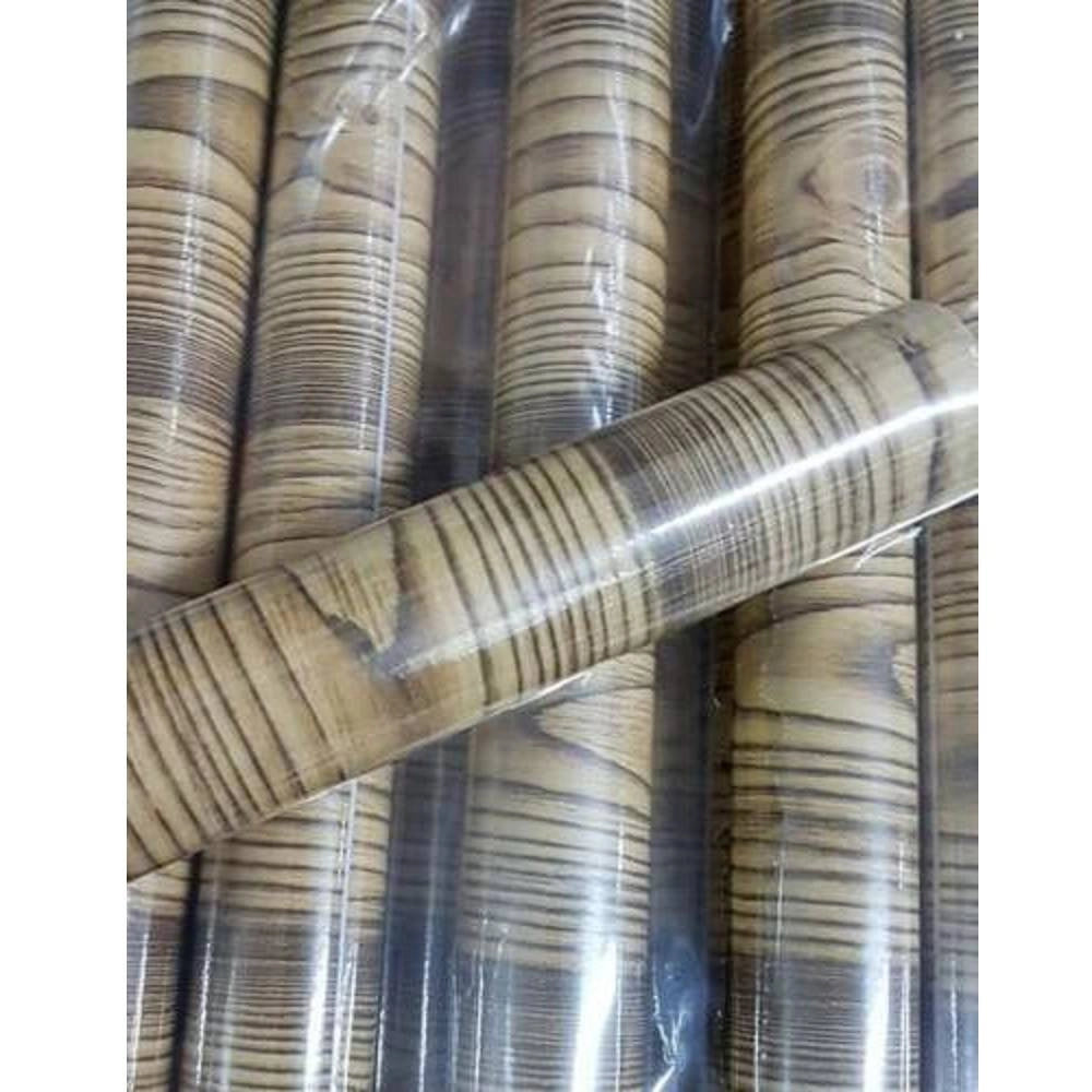 Trade Shop - Rotolo Pellicola Adesiva Effetto Legno Nodato 45cmx2m Cassetti Mobili Parati -