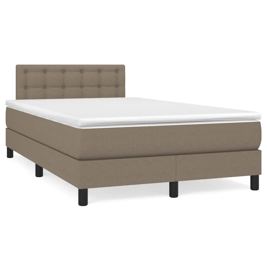 Giroletto a Molle con Materasso Tortora 120x200 cm in Tessuto cod mxl 57729