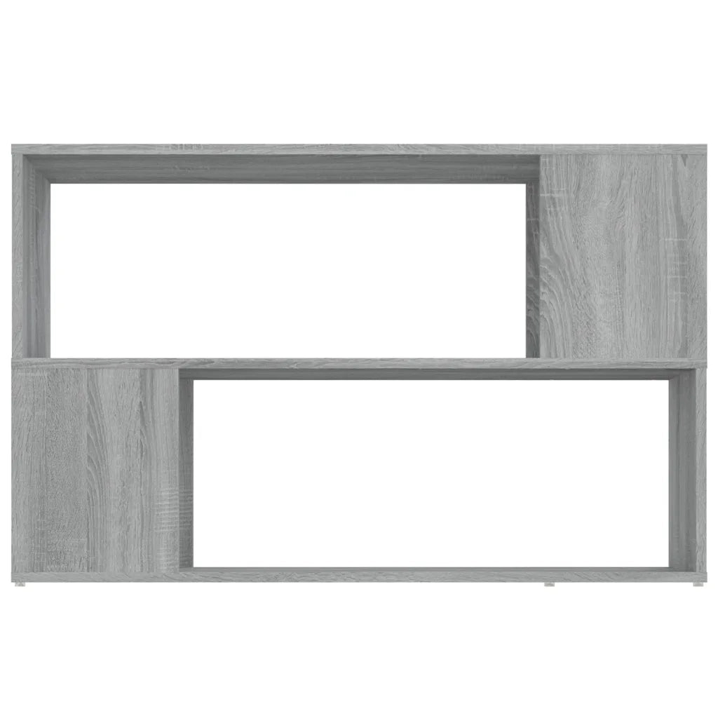 Libreria-Scaffale per Libri-Mobile di Stoccaggio Grigio Sonoma 100x24x63 cm in Legno Multistrato