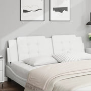 Cuscino Testiera Zadar Bianco 180 cm in Similpelle 374874
