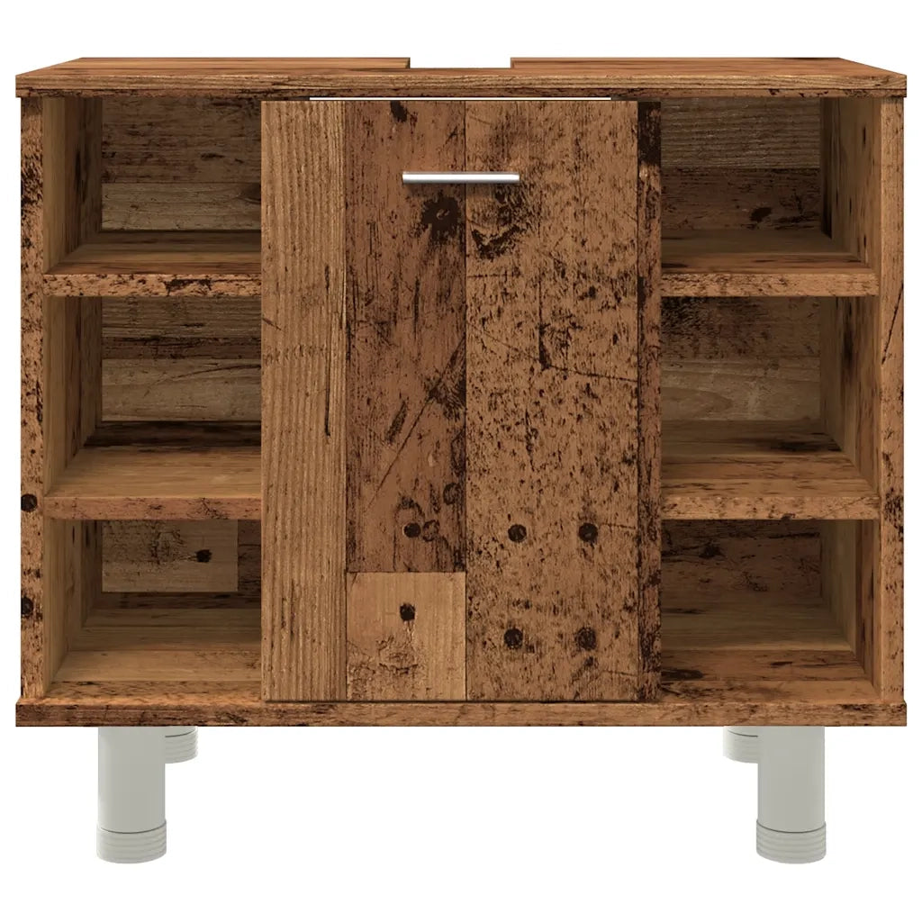 vidaXL Mobile da Bagno Legno Antico 60x32x53,5 cm in Legno Multistrato