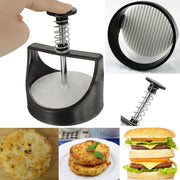 Trade Shop - Stampo Pressa Panino Per Hamburger Gadget Cucina Crea Panini Formina Utensile -