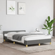 Giroletto senza Materasso Grigio Scuro 120x190 cm in Tessuto