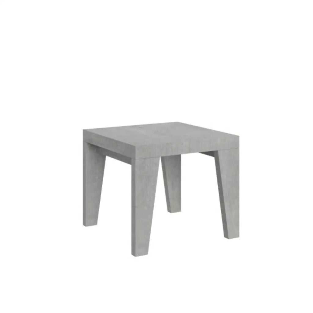 Tavolo allungabile 90/246x90 cm Naxy colore cemento