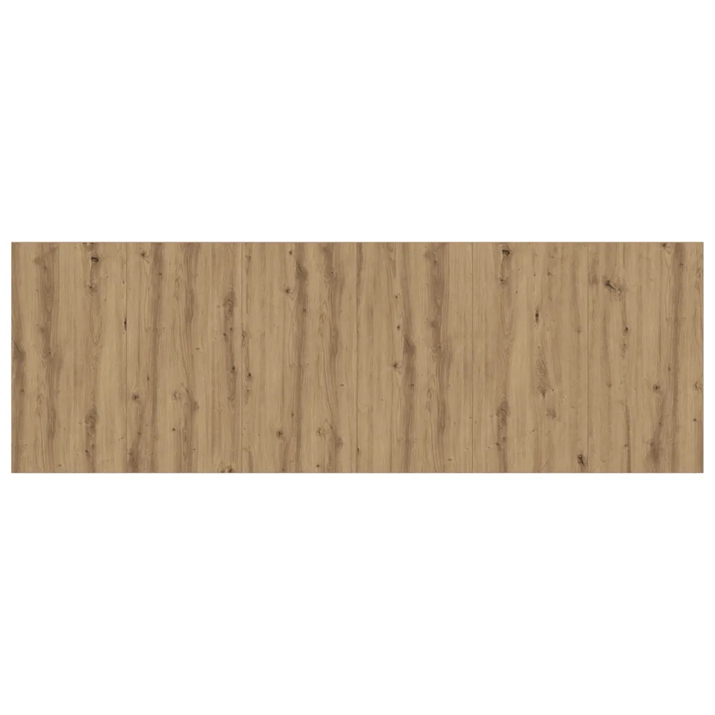 Testiera a Parete Legno Artigianale 240x1,5x80 cm in Truciolato 856831