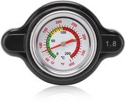 Cappotto Radiatore - Termometro di Pressione - Alta Qualità - 1.8 Bar - Ideale per Motocicli - Adatto per CR250R e MULE 3010