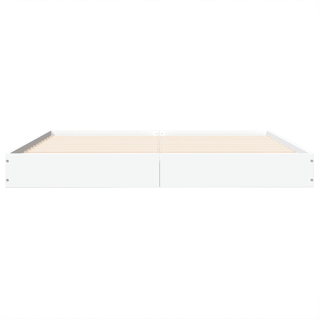 Giroletto senza Materasso Bianco 160x200cm in Legno Multistrato