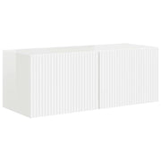 Mobile TV da Parete | Armadietto TV | Mobile Porta TV Bianco Lucido 78,5 x 31 x 29,5 cm