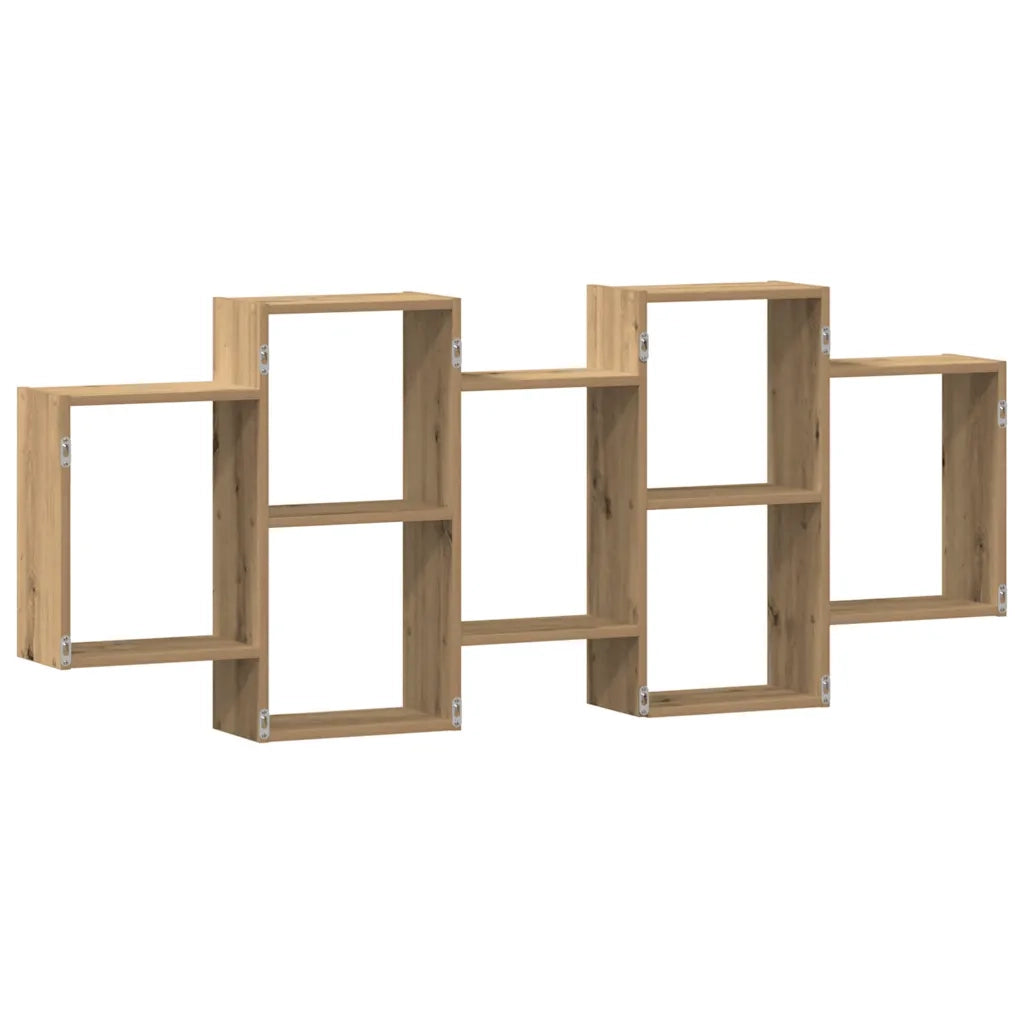 vidaXL Scaffale a Parete Rovere Artigianale 159x18x65 cm in Truciolato