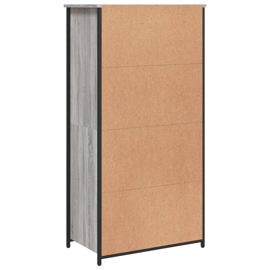 Credenza-Buffet-Armadio da cucina Grigio Sonoma 62x36x121,5 cm in Legno Multistrato