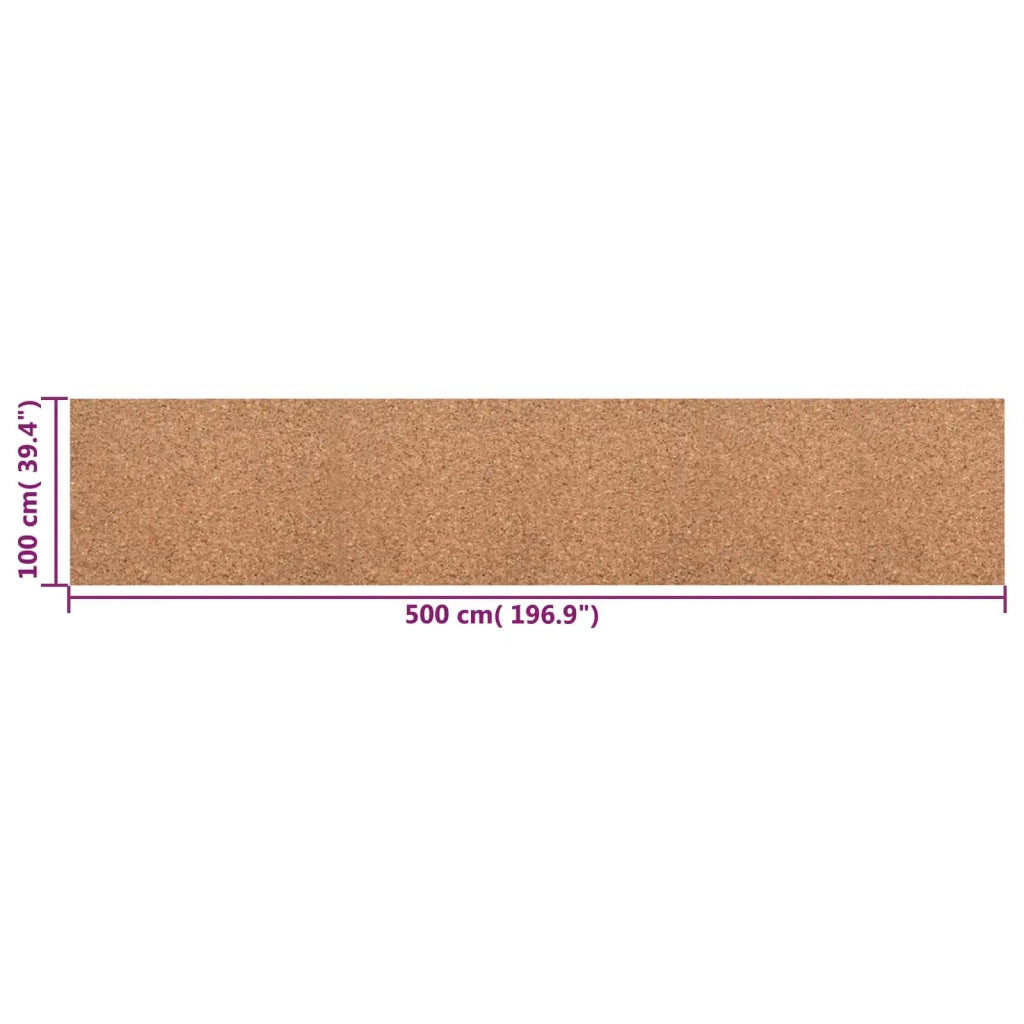Rotolo di sughero Marrone 100 x 500 x 0,5 cm Sughero 42046469