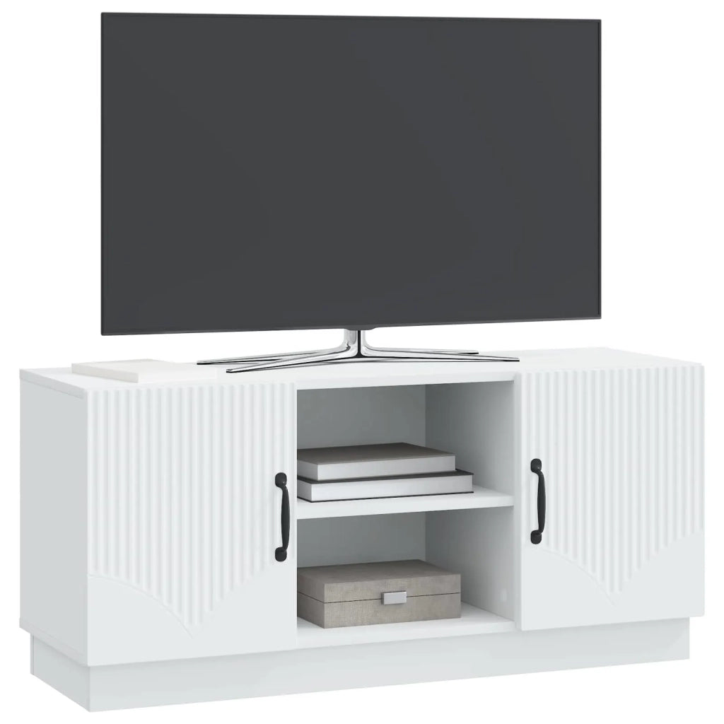 Mobile TV Bianco 102 x 34,5 x 47 cm Legno ingegnerizzato 895385