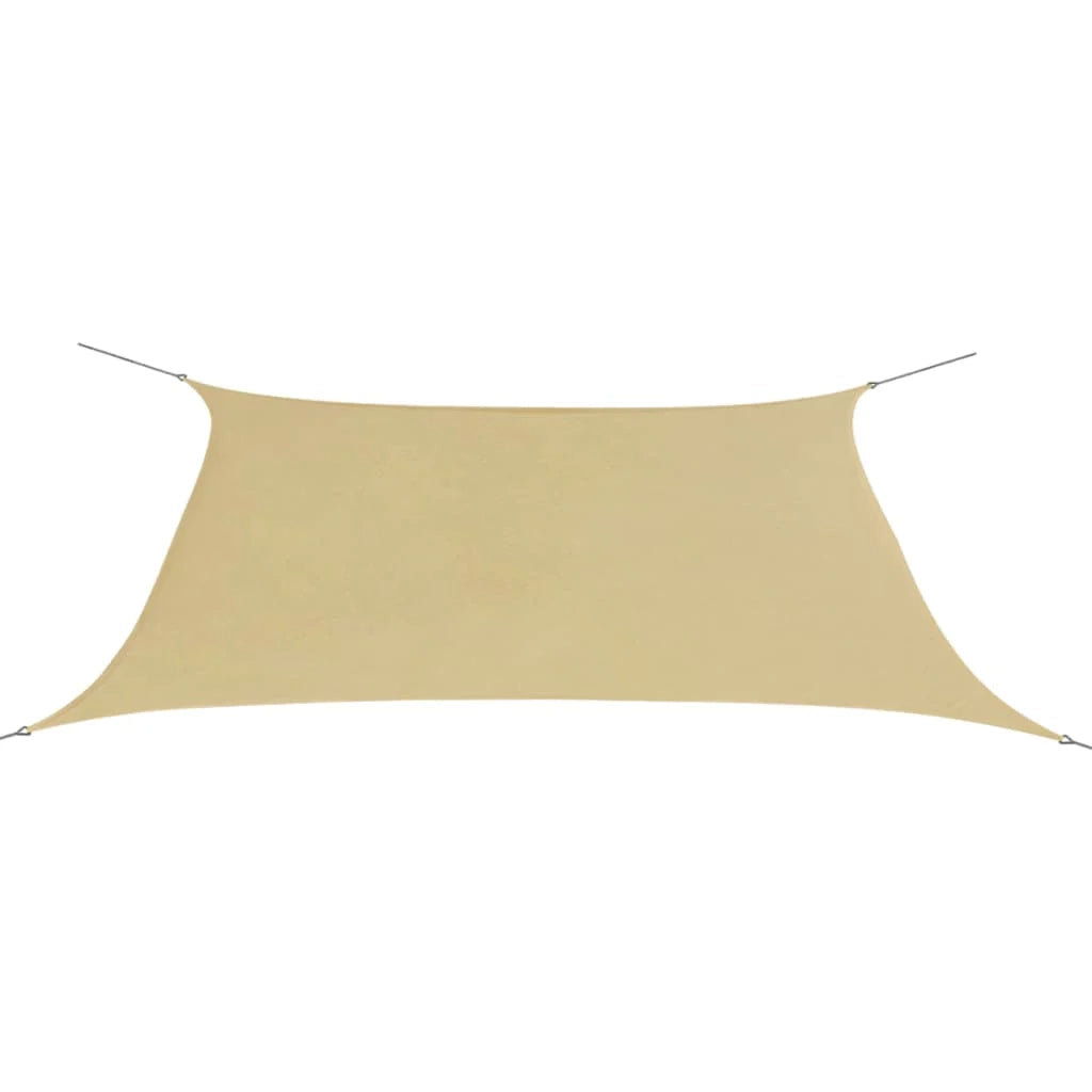 Vela ombreggiante/ombrellone rettangolare 2 x 4 m in tessuto Oxford beige 02_0008664