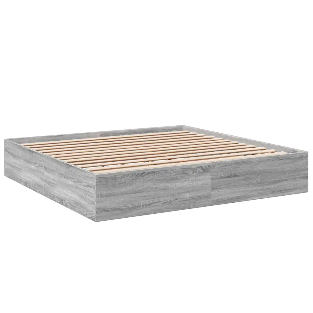 Giroletto Grigio Sonoma 200x200 cm in Legno Multistrato 3280991