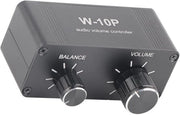 Amplificatore Mini Stereo per Casco - 3,5 mm Ingresso/Uscita - Progettazione Portatile - Alloggiamento in Alluminio - Funzionamento Plug-and-play
