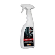 BLACK TIRES nero gomme liquido rinnova ravviva protegge pneumatici guarnizioni 750 ml