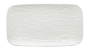 Vassoio rettangolare in Porcellana Bianco Touch me 24 x 13 cm