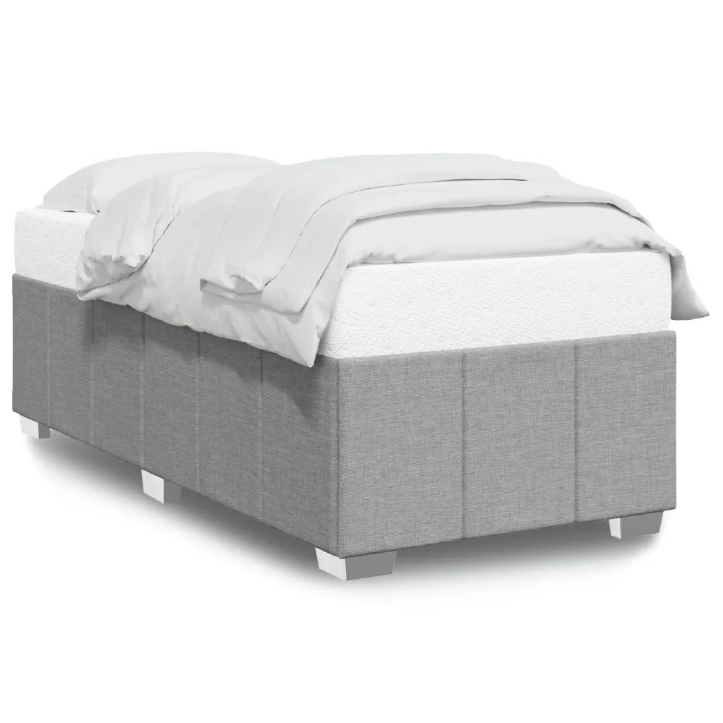 Giroletto senza Materasso Grigio Chiaro 90x200 cm Tessuto 3284804