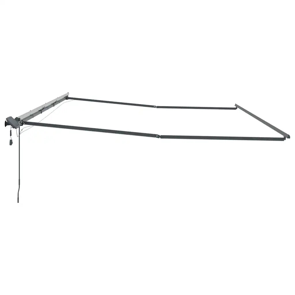 Tenda da Sole con Antracite 6 x 3 m Metallo 313244