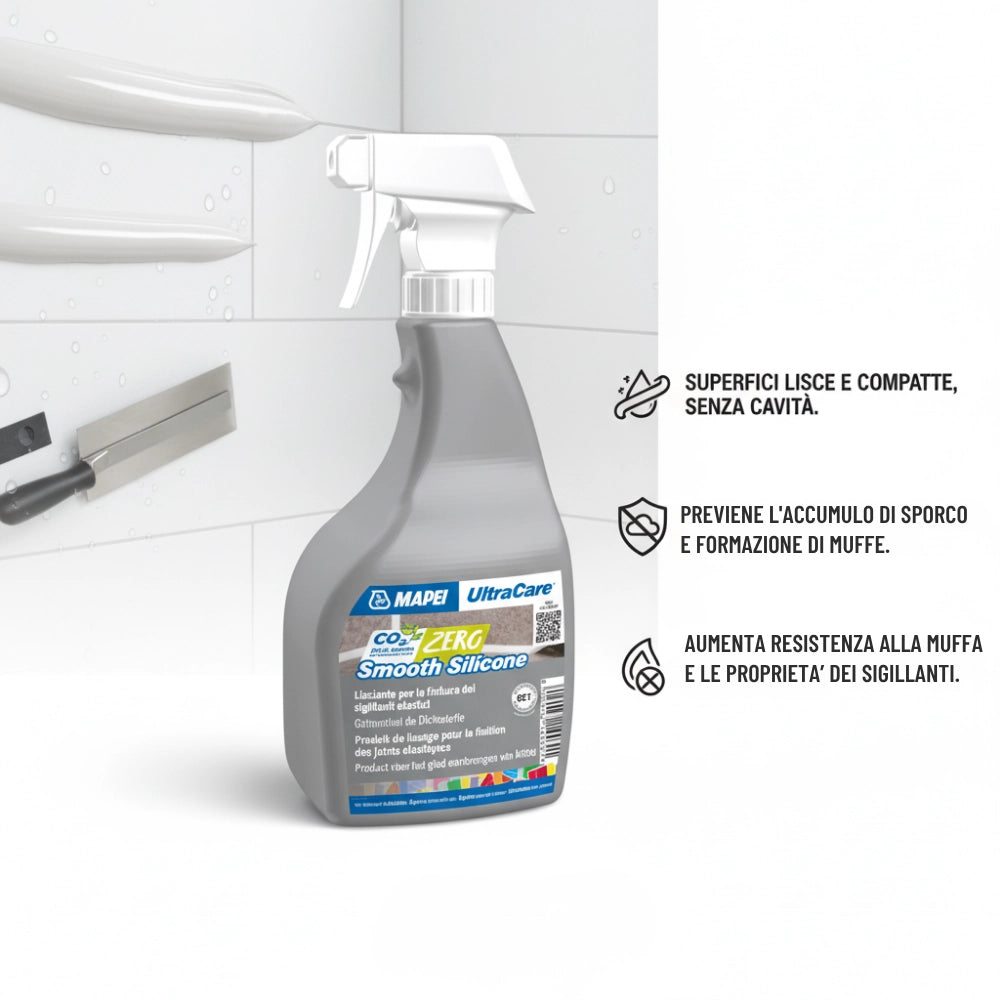 Lisciante per sigillanti ultracare smooth silicone 750 ml
