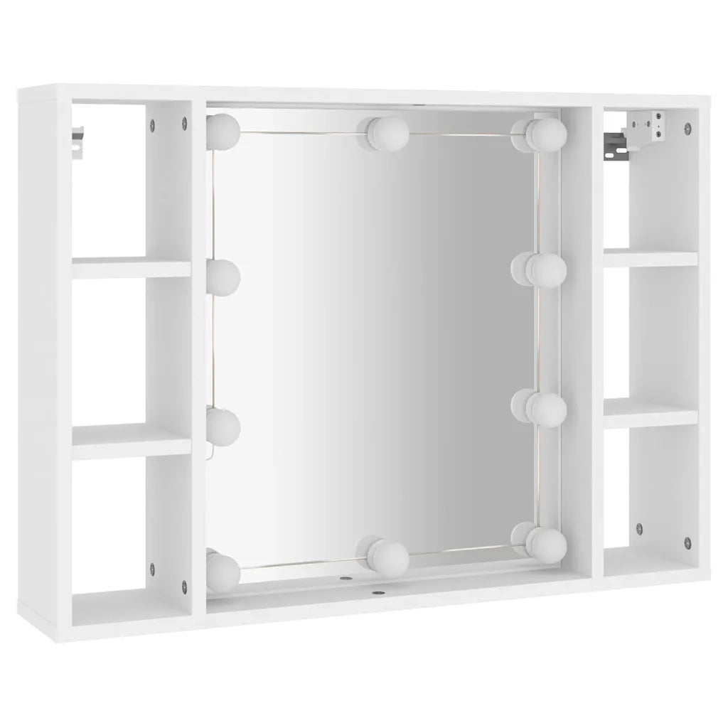 Mobile a Specchio con LED Bianco 76x15x55 cm CFW6505120