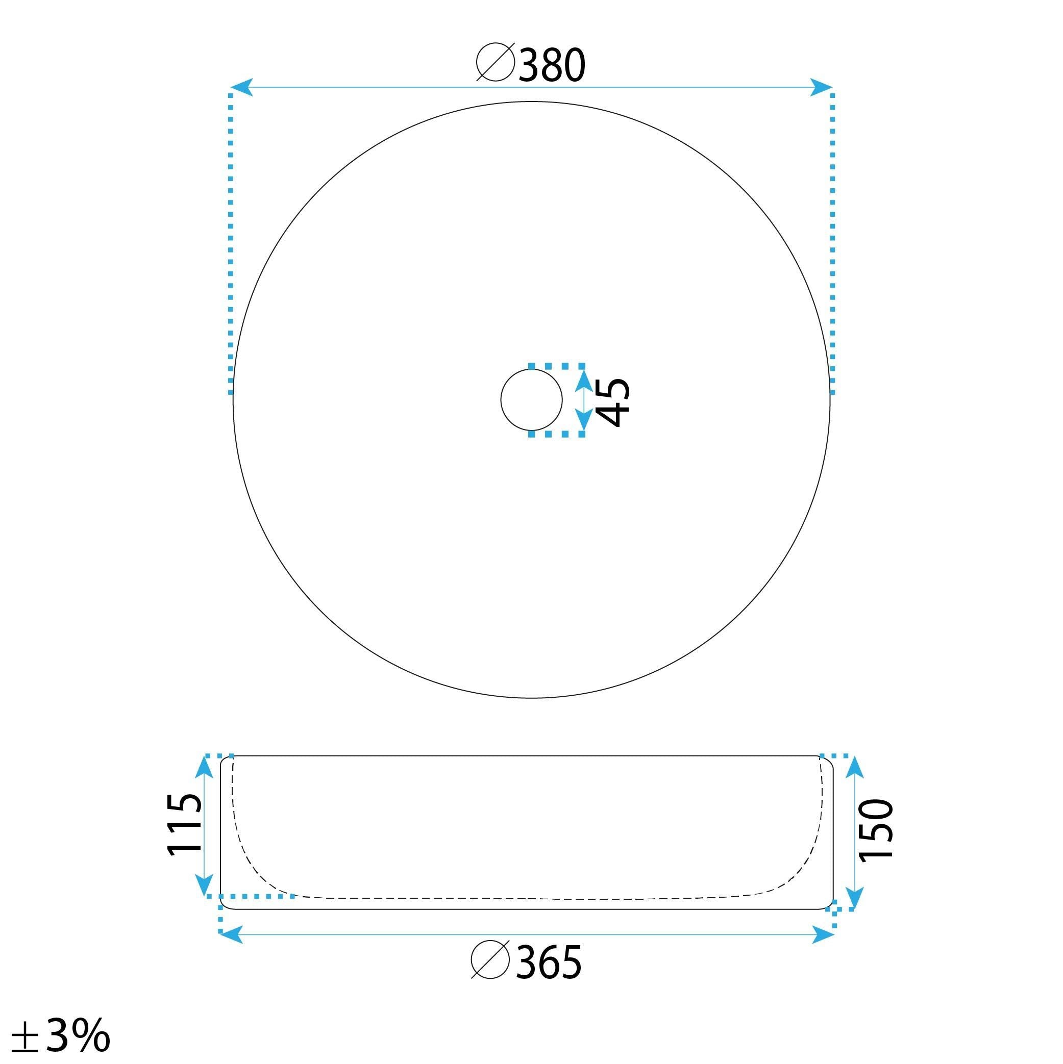 Lavabo Da Appoggio Rea Duo