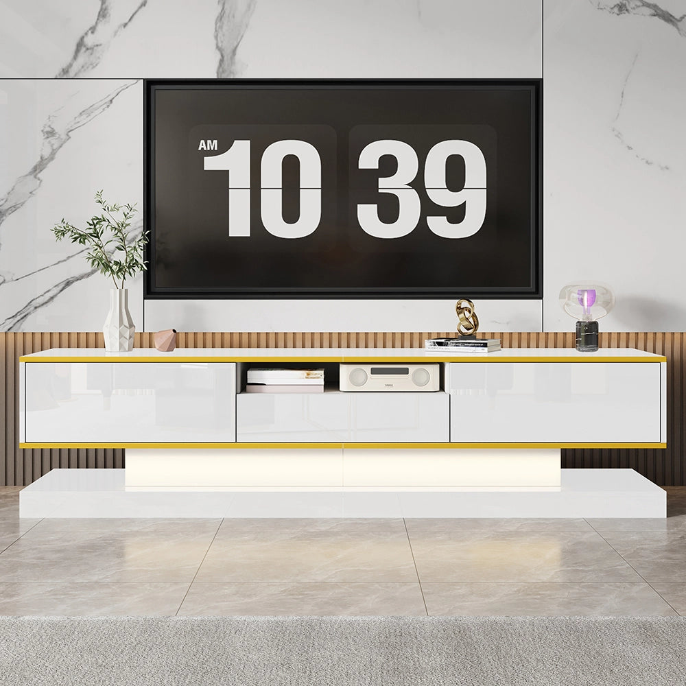 Mobile TV LED RGB - Xylo - 180x38x45cm 3 cassetti