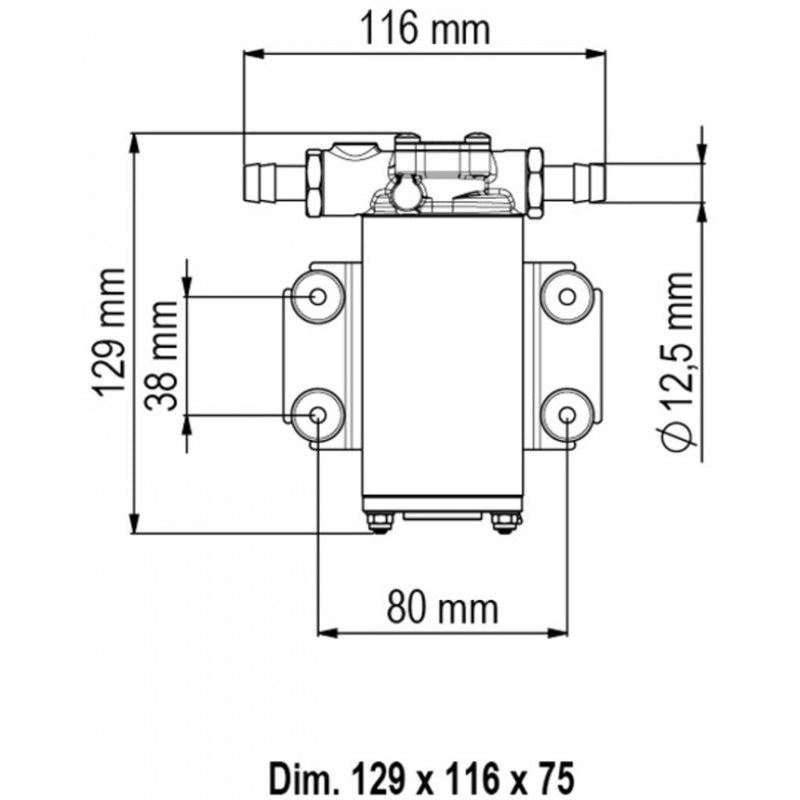 POMPA UP2 12 V.