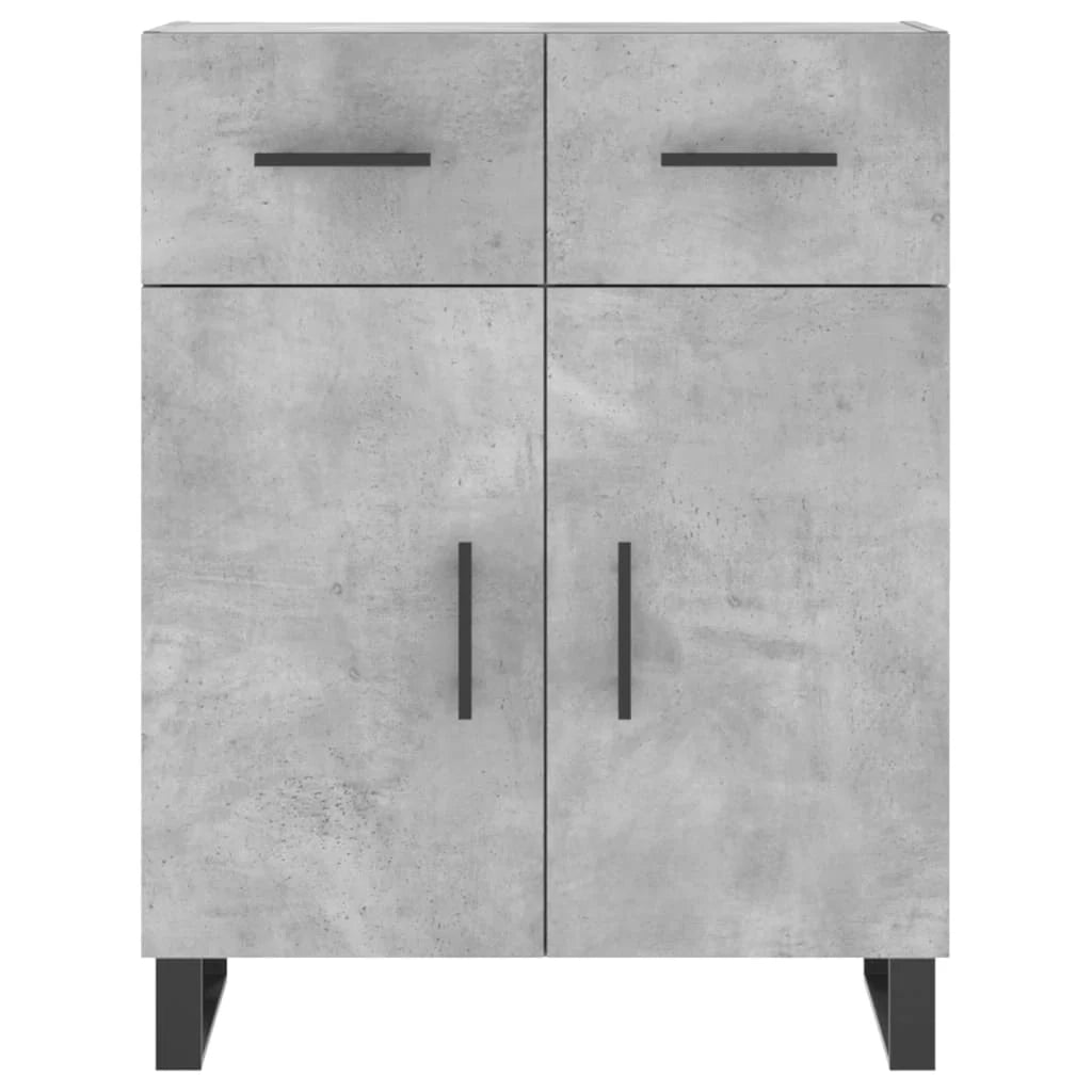 Buffet credenza cassettiera armadio mobile contenitore organizer per cucina soggiorno salotto 69,5 x 34 x 90 cm legno ingegnerizzato grigio 02_0032063