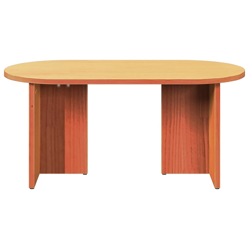 vidaXL Tavolino da salotto Cera marrone 80 x 39.5 x 35 cm