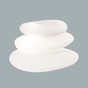 Vaso luminoso moderno di design 75x62 H47 in polimero resistente con LED verde per interno ed esterno - Made in Italy - Monacis