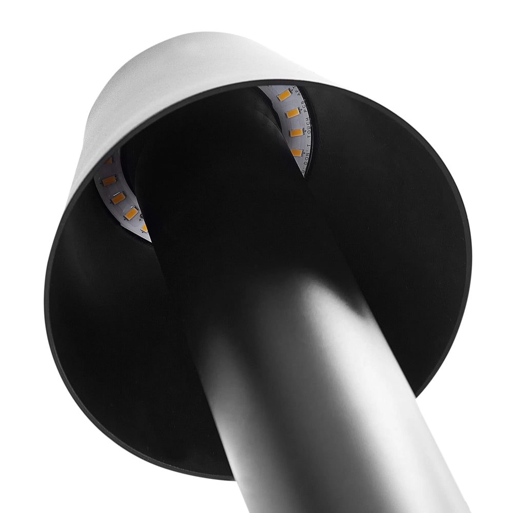 Dissuasore di luce in alluminio nero 60 cm LED Lampada per sentieri Illuminazione esterna del giardino Design moderno