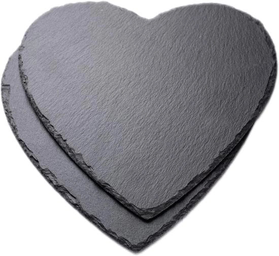 Set di livellazione in pietra naturale 20 cm - Set da 2 con pennello a carboncino