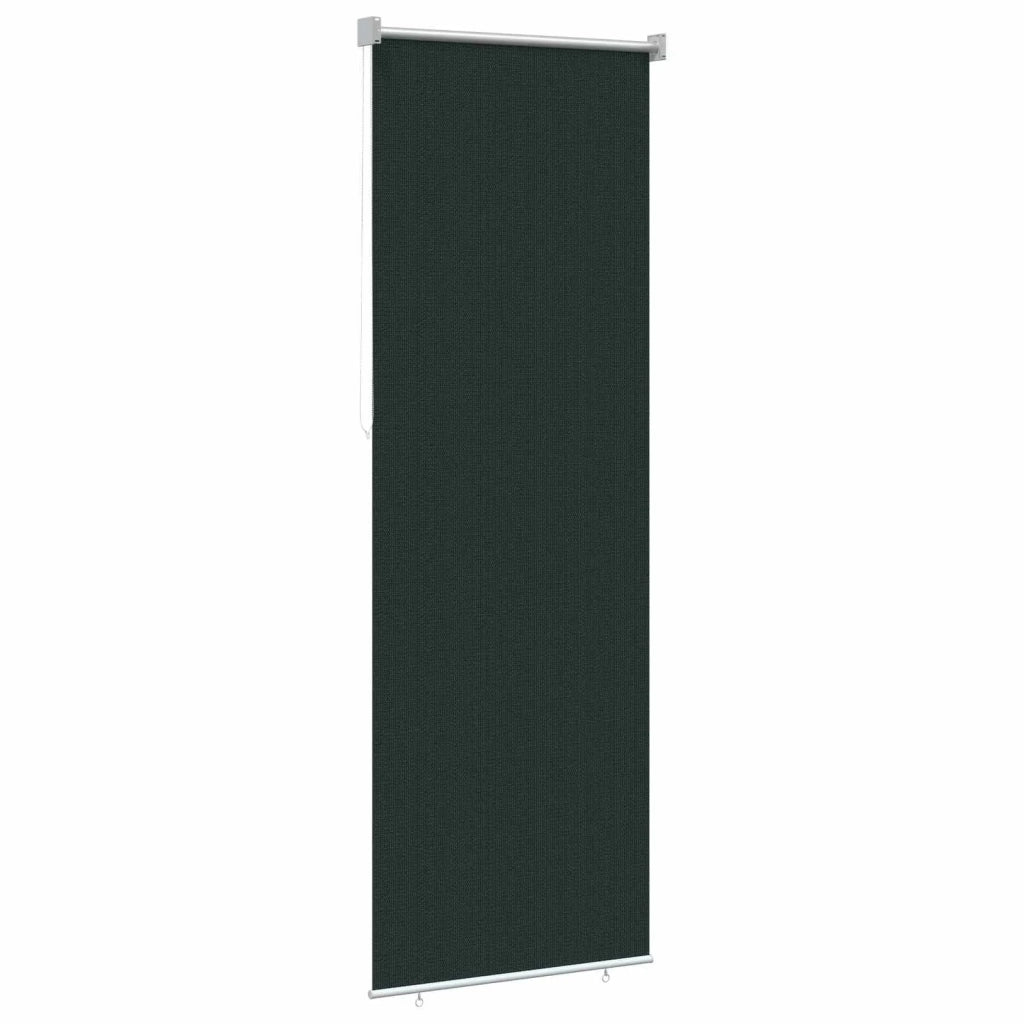 Tenda a Rullo Esterno Blocco UV 90% Verde Scuro 80 x 230 cm 42036026