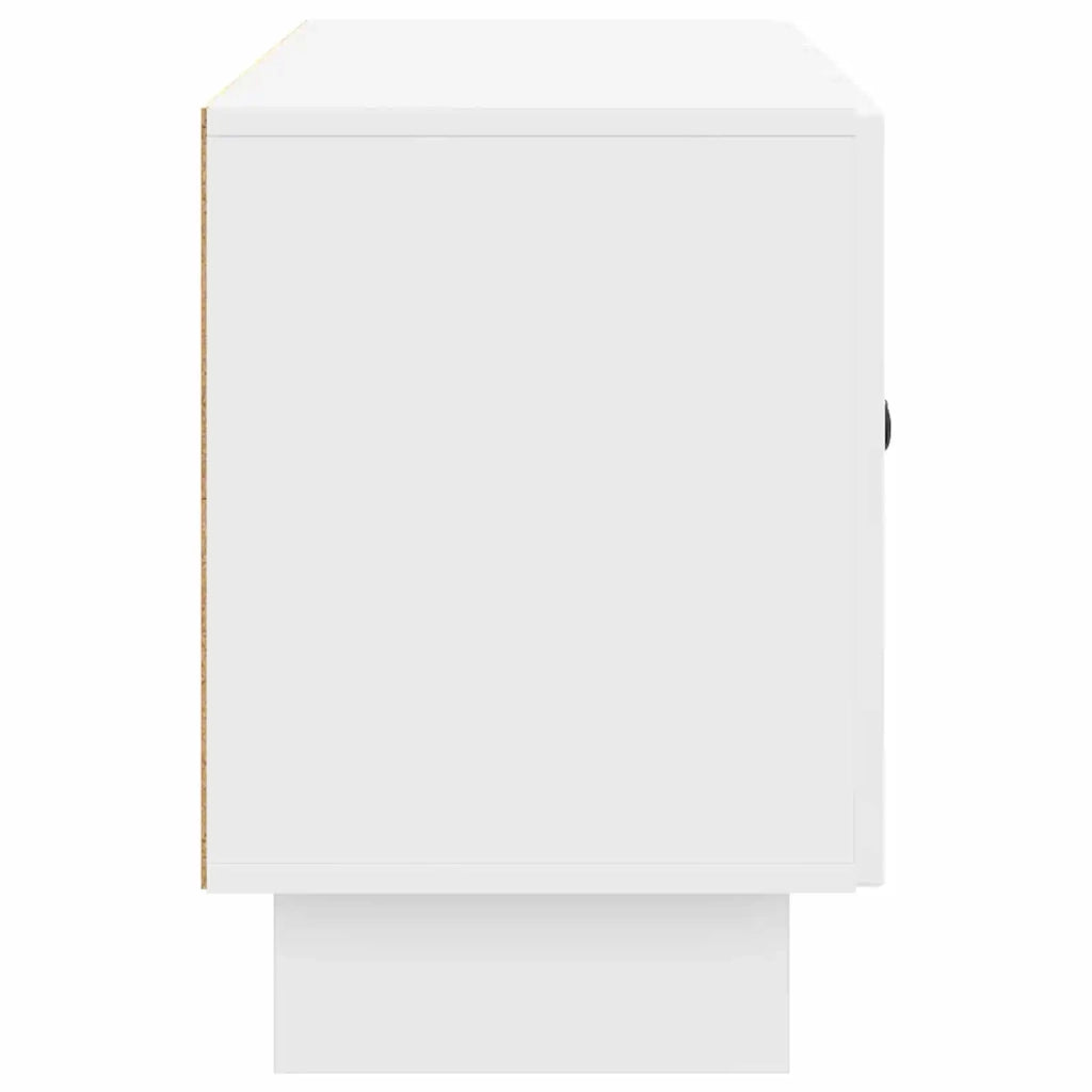 Mobile TV Bianco Lucido 99 x 34,5 x 50 cm Legno ingegnerizzato